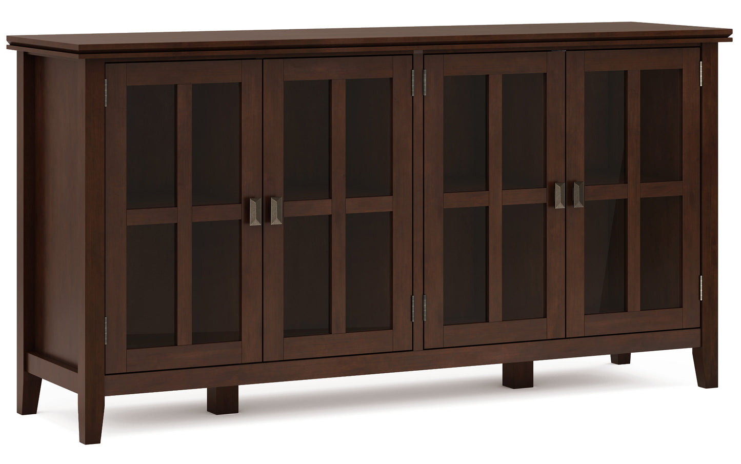 Russet Brown | Artisan Wide 4 Door Storage Cabinet