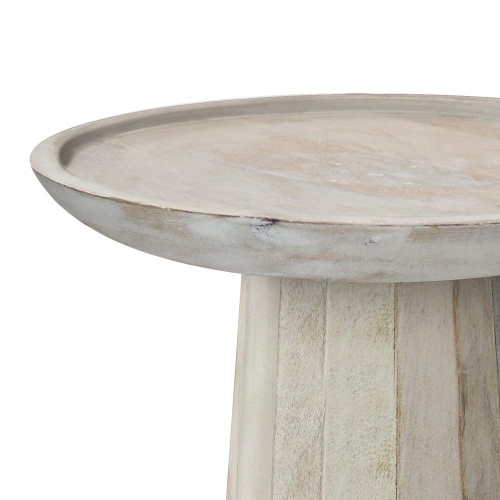 White Wash | Dayton Wooden Accent Table