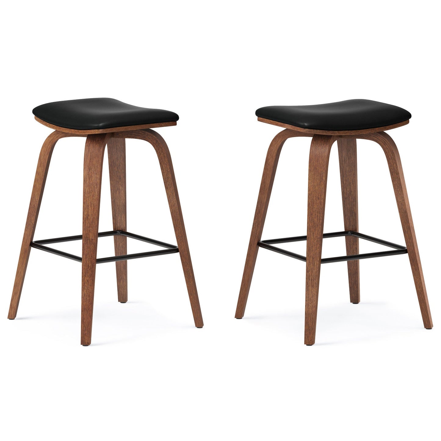 Larsen Saddle Bar Stool (Set of 2)