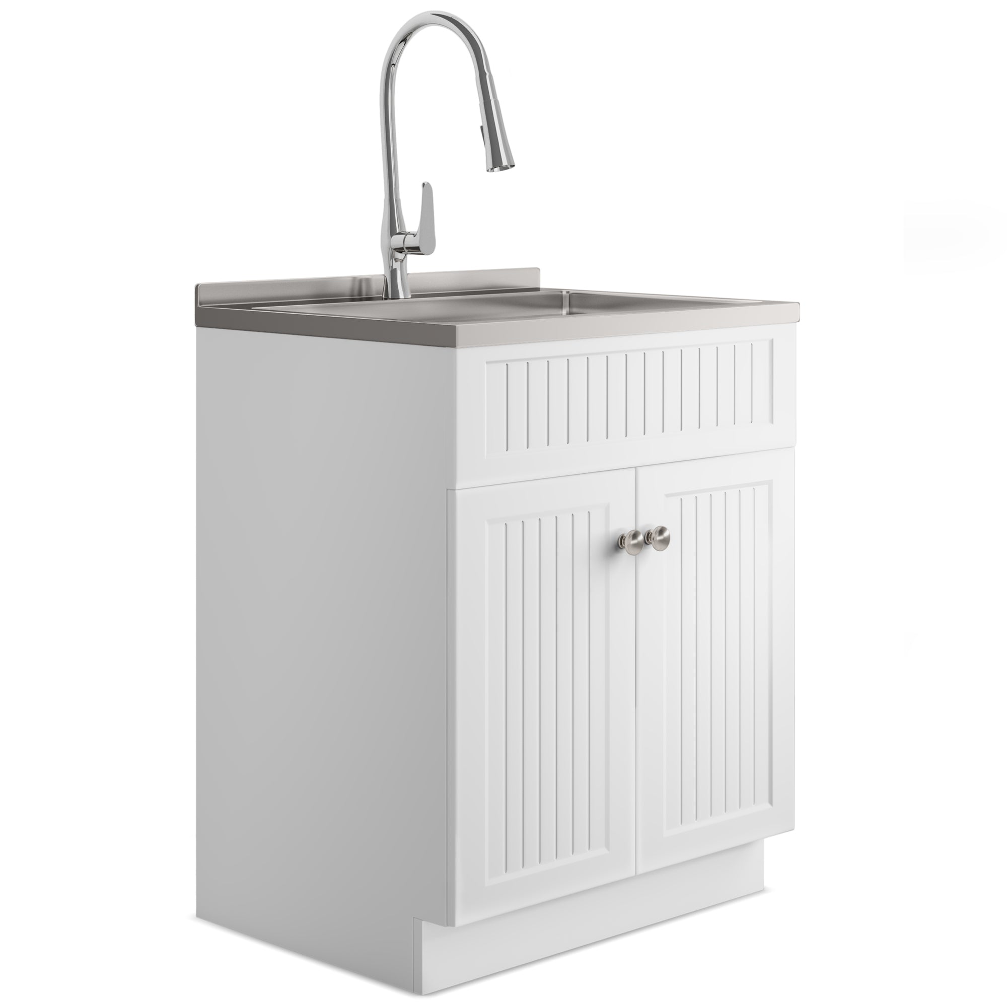 Beckham 28-inch Utility Sink & Cabinet – Simpli Home