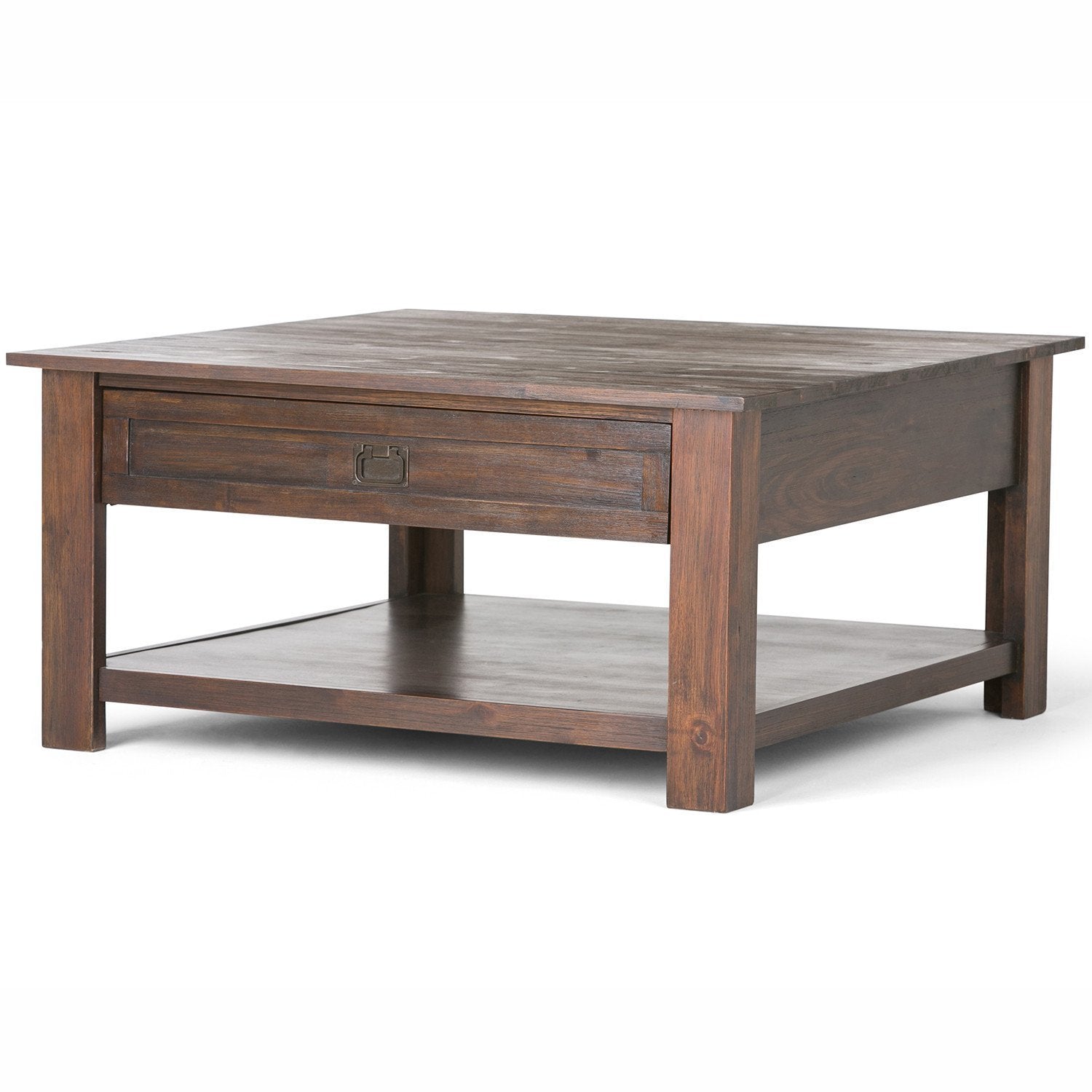 Square distressed coffee deals table