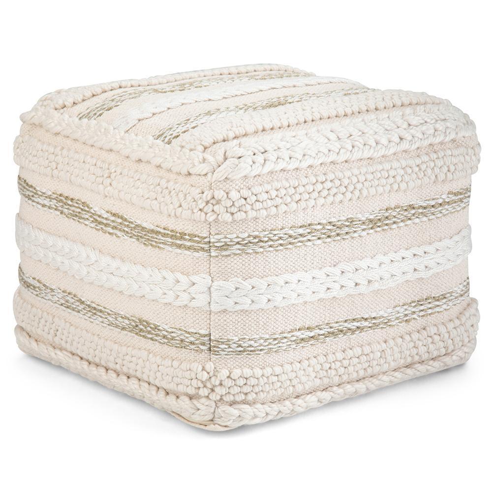 Natural | Sommer Square Pouf