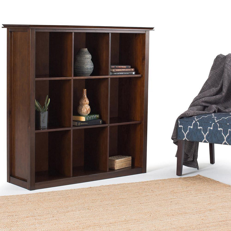 Russet Brown | Artisan Nine Cube Bookcase & Storage