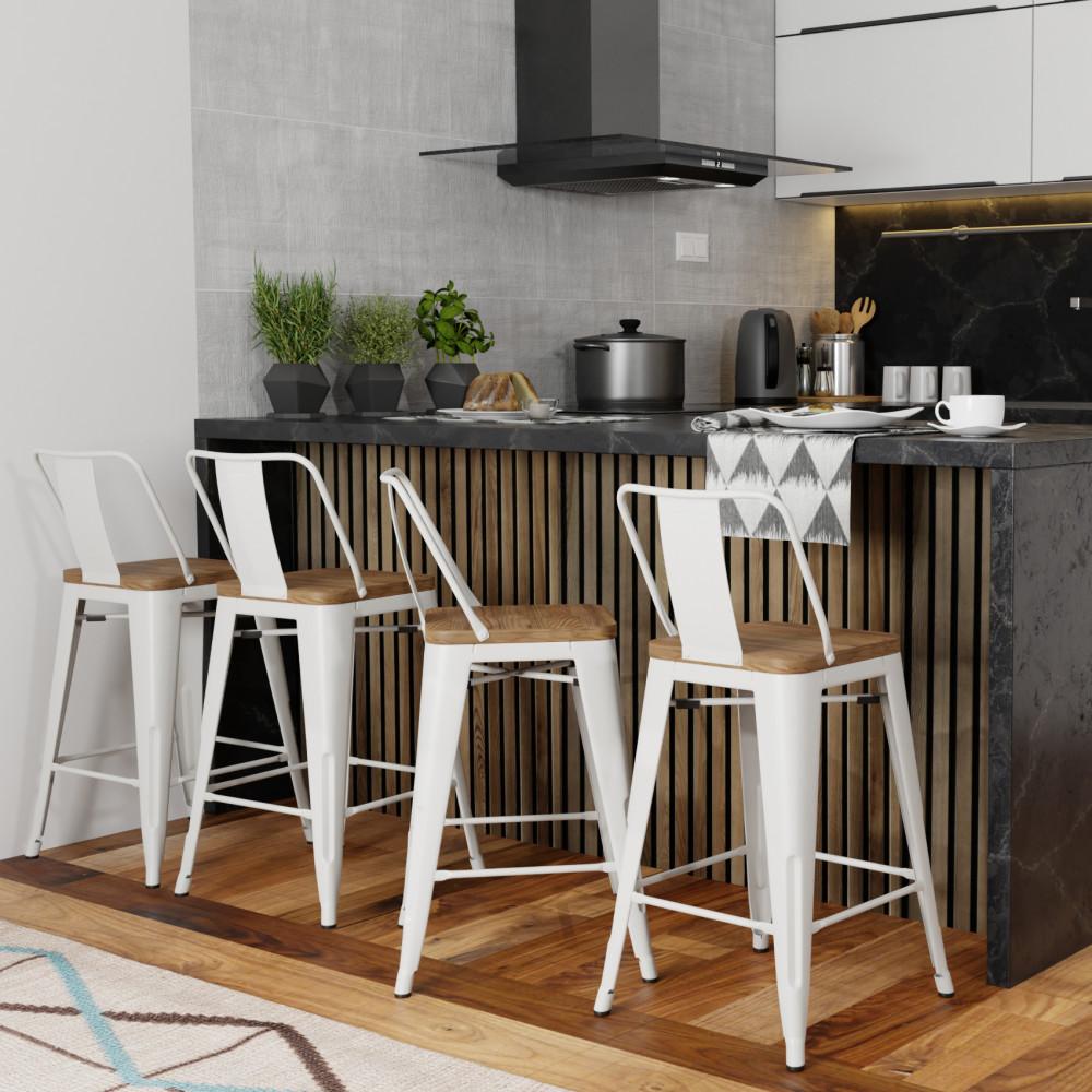 Cabinet height bar stools hot sale