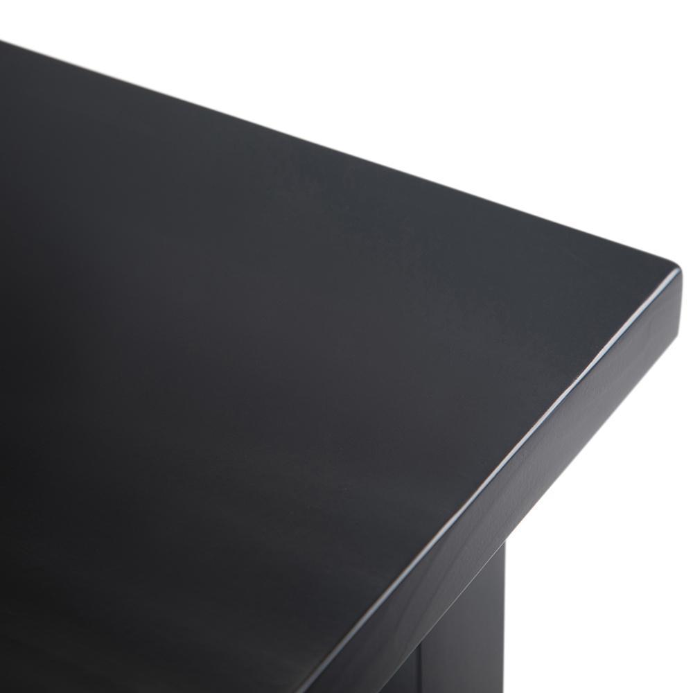 Black | Warm Shaker Narrow Side Table