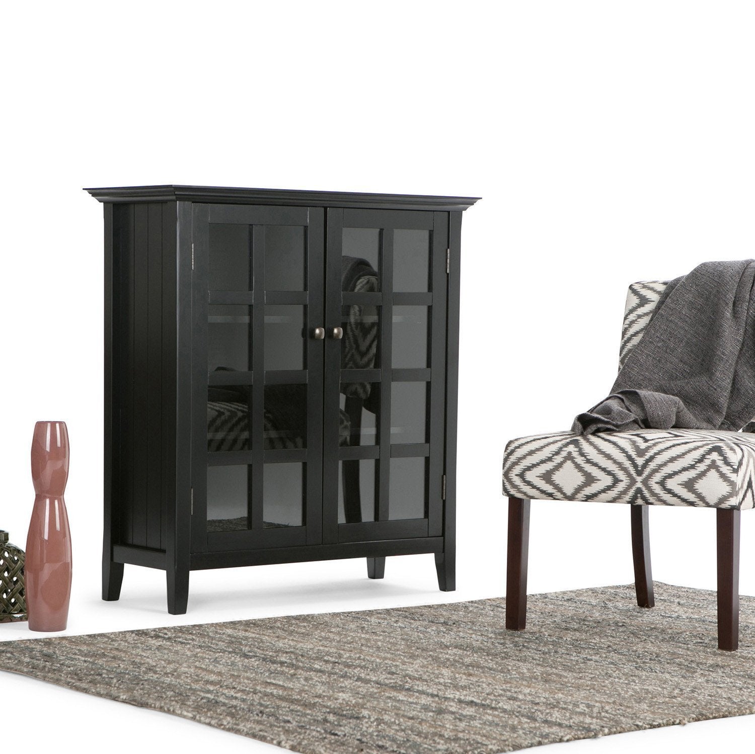 Black | Acadian Medium Storage Cabinet