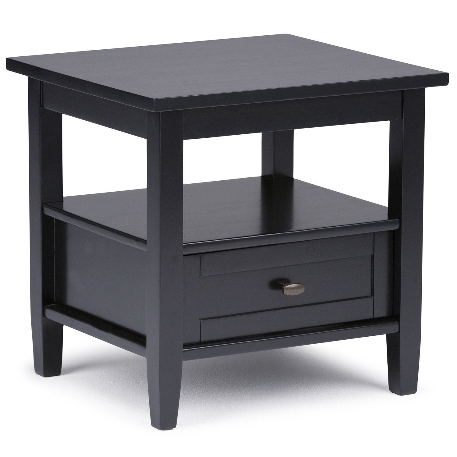 Black | Warm Shaker 20 inch End Side Table